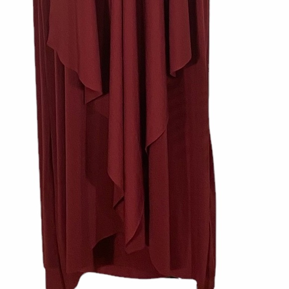 Ashley Stewart Maxi Dress Maroon Sz 18/20 NWT - Picture 10 of 10